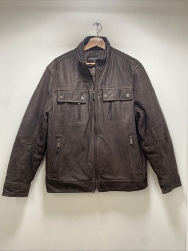 Veste cuir véritable - cuir, daim