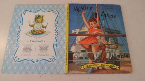 Livre ancien martine bateau - martine,
