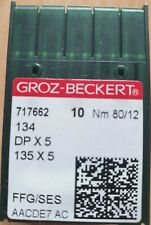 GROZ BECKERT Industriel Machine Aiguilles 134R DPX5 Taille 12/80 Bille (384)
