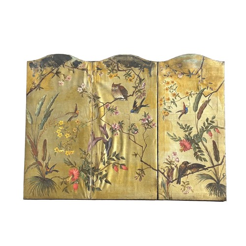 Paravent ancien peint la - peint,