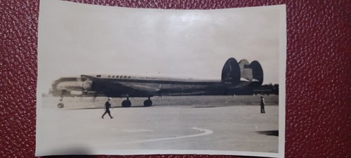 Vintage photo sabena lockheed - vintage,