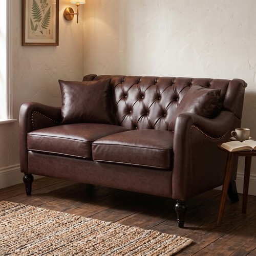Classic upholstered loveseat - classic,