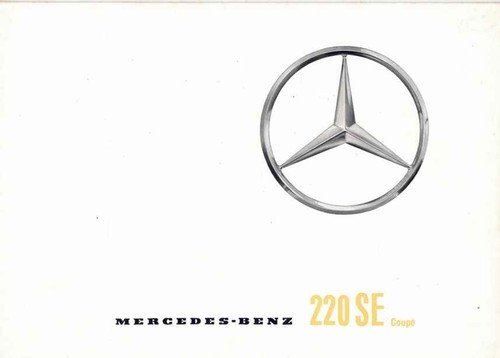 Catalogue brochure mercedes - brochure,
