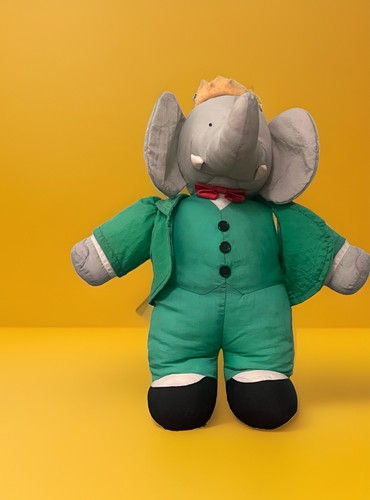 Peluche doudou babar - doudou,