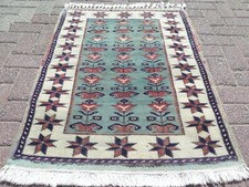 Tapis Turkish Small Rug Carpet Door Mat Bedroom Kelim Teppiche 31"x43" Area Rugs