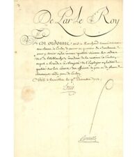 LOUIS XV. Signed Secretary Coin (E 10892)