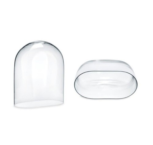 Cloche verre ovale long - en,