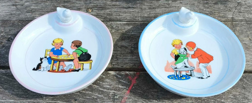 Vintage assiettes à - assiettes,