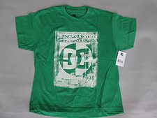T-shirt enfant jeunesse authentique DC mode décontractée skate bmx mx S M L vert DCY04