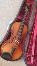 Nice old 4/4 Maggini Violin violon nicely flamed, needs some service