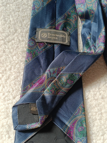 Cravate ermenegildo zegna soie - cravate,