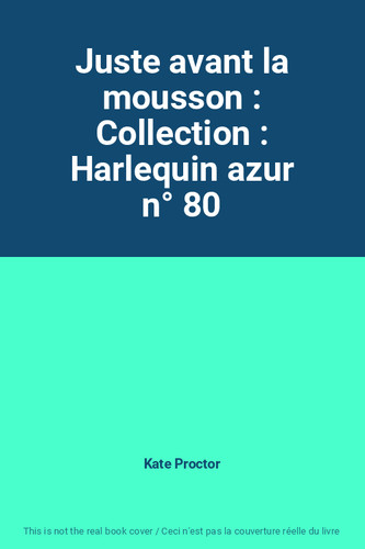 Juste avant mousson - avant, la