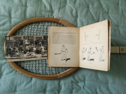 Ancienne raquette tennis - ancienne,