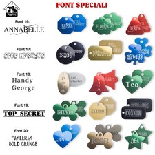 Étiquette Tag pour chiens et