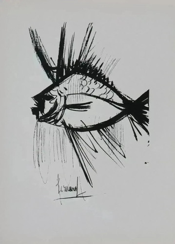 Bernard buffet le - le, poisson
