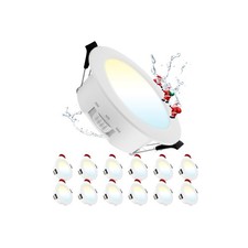 Lot de 12 Spot LED Encastrable