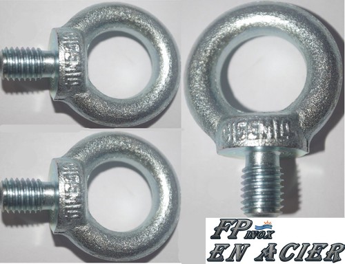 Anneau tige filetée - acier, /