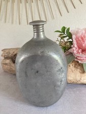 525⚜️ Old Military Water Bottle 1 Liter Aluminum Vintage H 19 cm