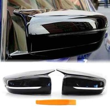 Gloss Black Style Mirror Cover Caps For BMW G20 G21 G22 G30 G31 G11 G14 G15 AS