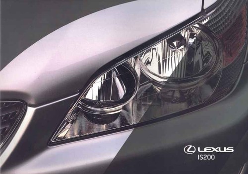 Catalogue brochure lexus is - lexus,