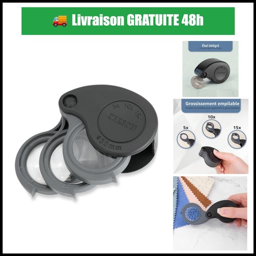 Loupe pliante carson - loupe,
