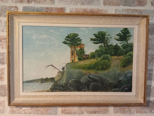 Tableau ancien peinture huile - peinture,