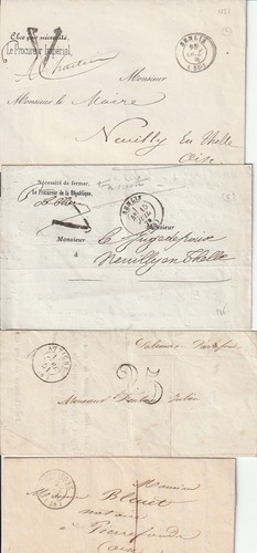 France 1845 oise 6 marques - 1845,