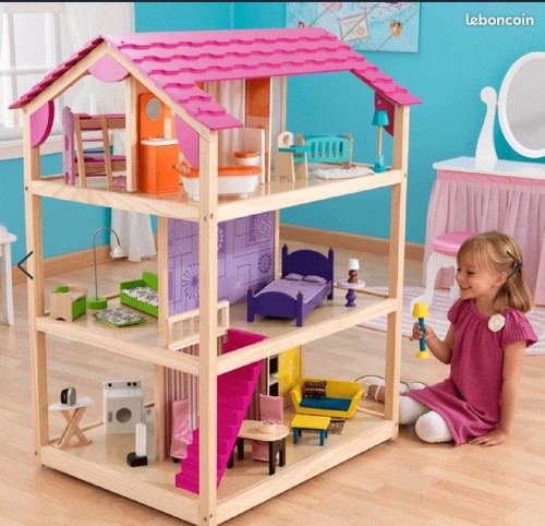 Maison poupée barbie - poupée,