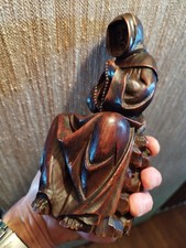 Statuette Ancienne Moine en