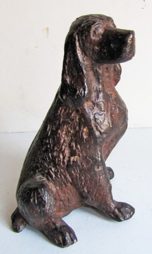 Statuette chien bronze - chien,, bronze,