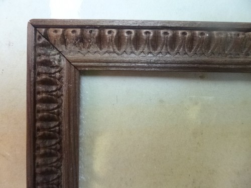Ancien cadre bois pour - ancien,