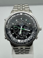 Rare Seiko Flightmaster 6M23-7000 Chrono"Dancing Hands" Intelligent Calendar
