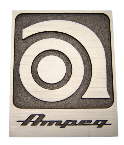 New plaque ampli logo ampeg - ampli,