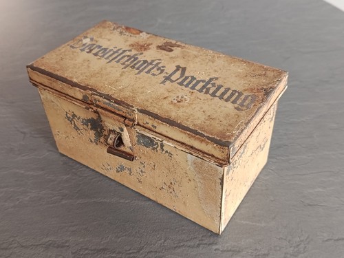 Peu courante caisse - caisse, militaire