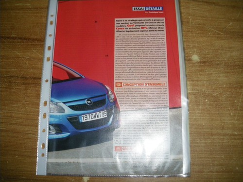 Essai détaillé opel - essai, dÉtaillÉ........opel