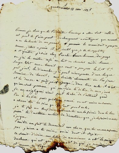 1825 lettre saint quentin - de, saint-quentin