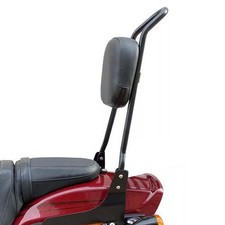 Dossier Sissy BAR Noir pour Harley Davidson Dyna Wide Glide, Fat Bob