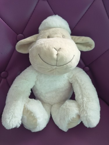 Peluche doudou mouton blanc