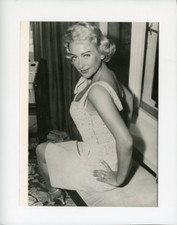 Martine Carol in London. Vintage Silver Print Silver Print 13x18 Ci