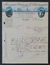 Facture 1922 ALEGERIE transit