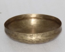 Antique Indian Brass Small Hot Oil Baby Massage Bowl Tantra Healing Bowl - 16052