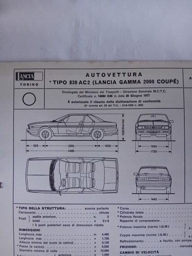 Lancia gamma 2000 coupe - lancia,