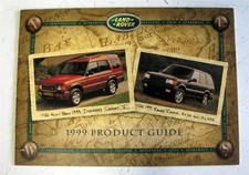 LAND ROVER Product Guide Car Publicity Piece Booklet USA 1999 #LRNA 99/002