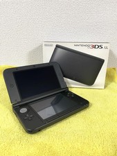 Nintendo 3DS XL BLUCK Console with Stylus Tested Working Japan Excellent