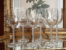 Cristal D'Arques Fleury épi 6 verres à vin  19,5 cl (Micro Rayures sur Certains)