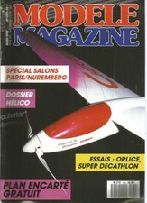 MODEL MAG N°462 PLAN "SPHINX" PROPU MOTOR GLIDER ELEC. / ZITOUN / DOS. HELICO