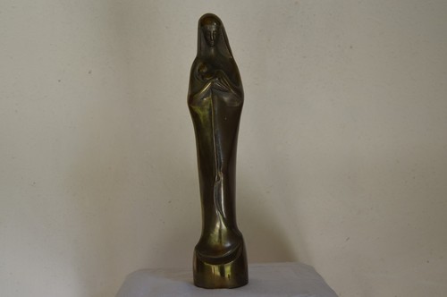 Statue fonte art nouveau - statue,
