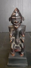 SENOUFO IVORY COAST STATUE TRIBAL ART ANCIENT AFRICAN STATUETTE MASK 