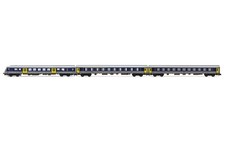 ARNOLD HN4368 MRB, coffret de 3 voitures régionales, livrée argent/bleu, composé