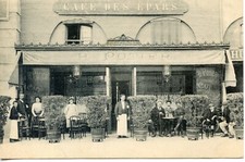 POSTCARD / CHARTERS CAFE DES EPARS H. POTIER